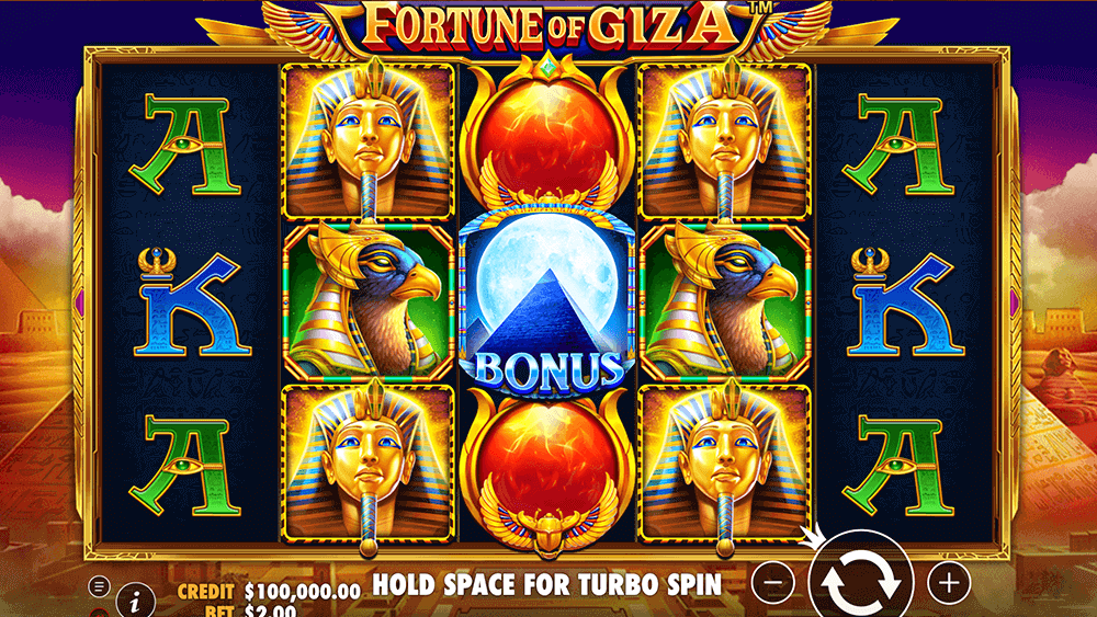 Графика слота Fortune of Giza Графика слота Fortune of Giza